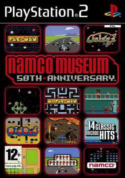 Box artwork for Namco Museum 50th Anniversary.