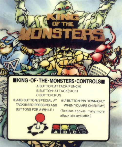 King of the Monsters Neo Geo controls.png