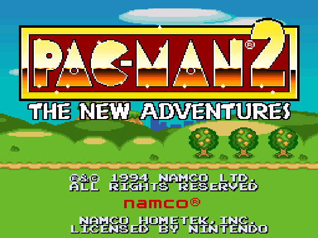 File:Pac-Man 2 The New Adventures title screen.png