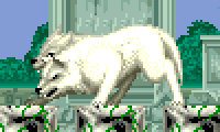 Altered Beast enemy Lascert Wolf white.png