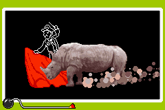 WarioWare MM microgame Raging Rhino.png