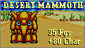 Miracle Warriors monster Desert Mammoth.png
