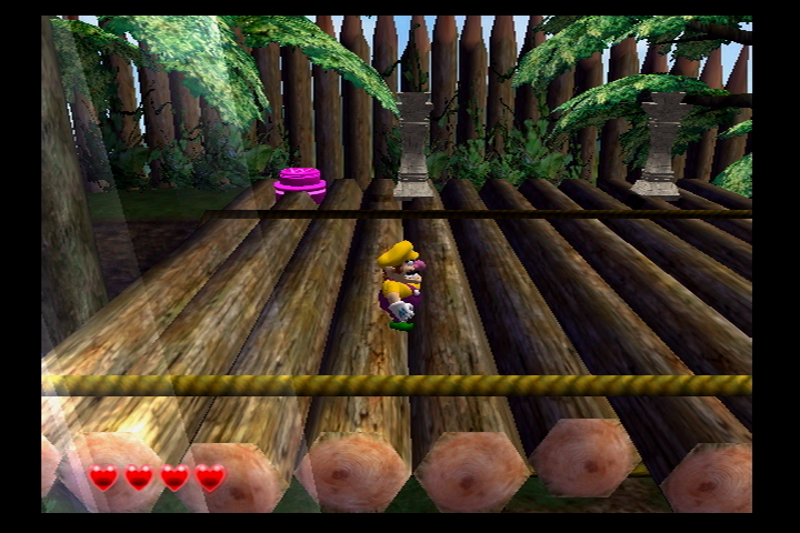File:Wario World Greenhorn Forest Pink Button.png