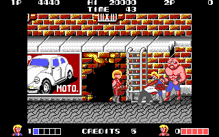File:Double Dragon DOS screen.png