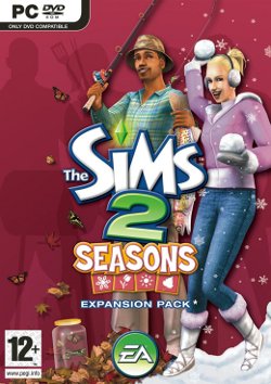 Box artwork for The Sims 2: Seasons.