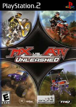 Box artwork for MX Unleashed.