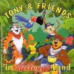 Box artwork for Tony and Friends in Kellogg's Land.