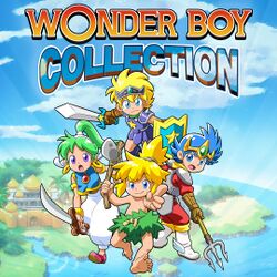 Box artwork for Wonder Boy Collection.