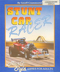 Box artwork for Stunt Car Racer.