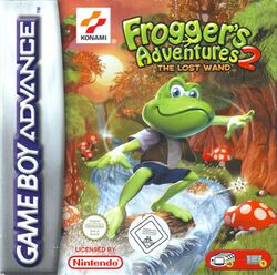 Box artwork for Frogger's Adventures 2: The Lost Wand.