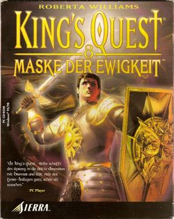 Box artwork for King's Quest: Mask of Eternity.