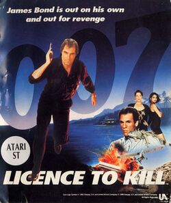 Box artwork for 007: Licence to Kill.