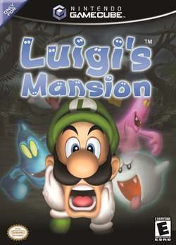 Box artwork for Luigi's Mansion.