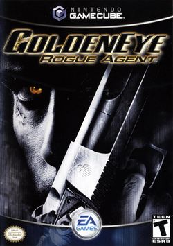 Box artwork for GoldenEye: Rogue Agent.