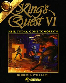 Box artwork for King's Quest VI: Heir Today, Gone Tomorrow.