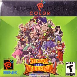 Box artwork for SNK vs. Capcom: The Match of the Millennium.