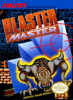 Box artwork for Blaster Master.