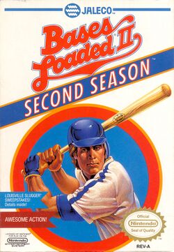 Box artwork for Bases Loaded II: Second Season.