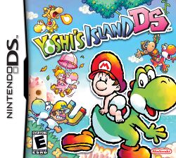Box artwork for Yoshi's Island DS.