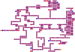 Castlevania Order of Ecclesia map dracula's castle.png