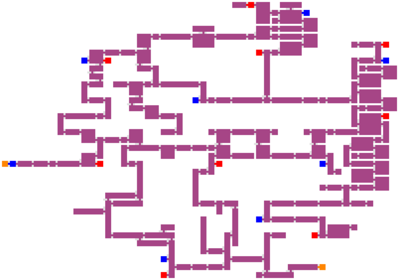 Castlevania Order of Ecclesia map dracula's castle.png