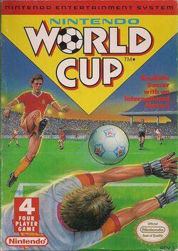 Box artwork for Nintendo World Cup.