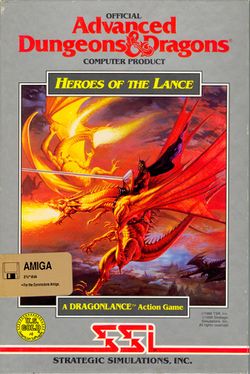 Box artwork for Heroes of the Lance.