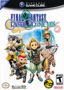 Box artwork for Final Fantasy Crystal Chronicles.
