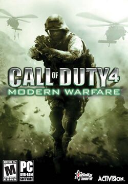 Box artwork for Call of Duty 4: Modern Warfare.