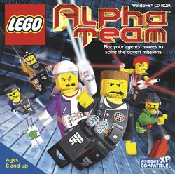 Box artwork for LEGO Alpha Team.