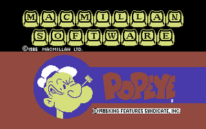 Popeye (1985) title screen (Commodore 64).png