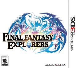 Box artwork for Final Fantasy Explorers.