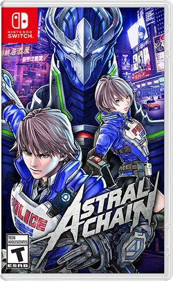 Box artwork for Astral Chain.