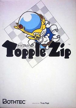 Box artwork for Topple Zip.