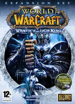 Box artwork for World of Warcraft: Wrath of the Lich King.
