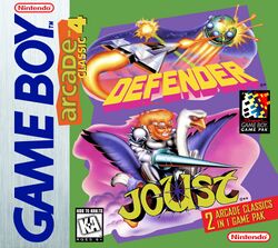 Box artwork for Arcade Classic No. 4: Defender / Joust.