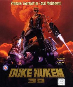 Box artwork for Duke Nukem 3D.