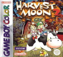 Box artwork for Harvest Moon 2 GBC.