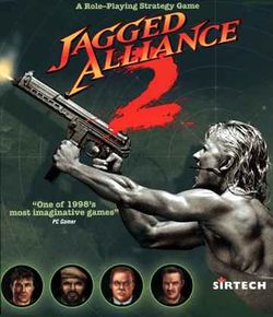 Box artwork for Jagged Alliance 2.