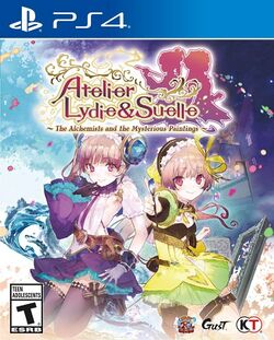 Box artwork for Atelier Lydie & Suelle: The Alchemists and the Mysterious Paintings.