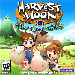 Box artwork for Harvest Moon: The Lost Valley.