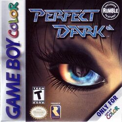 Box artwork for Perfect Dark.