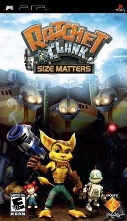 Box artwork for Ratchet & Clank: Size Matters.
