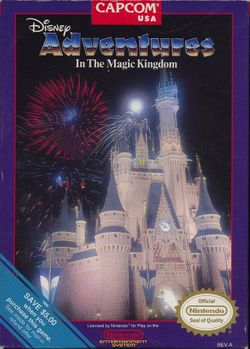 Box artwork for Adventures in the Magic Kingdom.