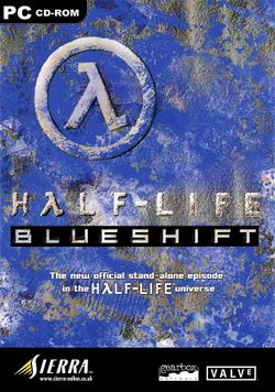 Box artwork for Half-Life: Blue Shift.