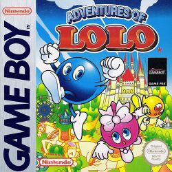Box artwork for Adventures of Lolo.