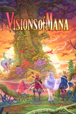 Box artwork for Visions of Mana.