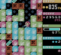 Screenshot from Level 2 of the GB Color version.