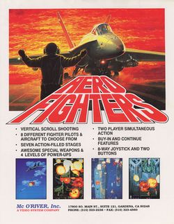 Box artwork for Aero Fighters.