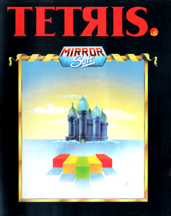Box artwork for Tetris.